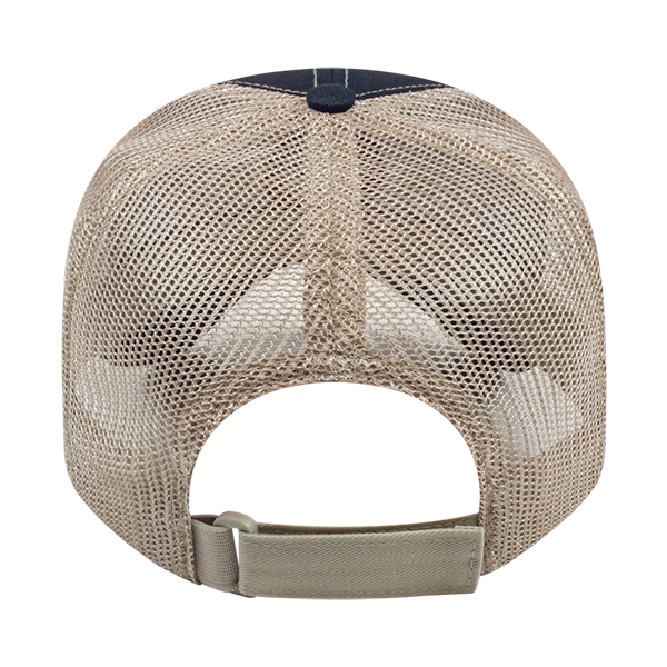 Chambray and Soft Mesh Trucker Hat